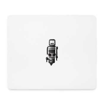 Robots hovering - Mouse Pad (horizontal) - white - Front
