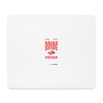 Équipe de la mariée 2024 Coeur de l’équipe - Tapis de souris (format paysage) - blanc - Devant