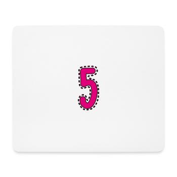 5. 5 YEARS. 5th ANNIVERSARY - Mouse Pad (horizontal) - white - Front