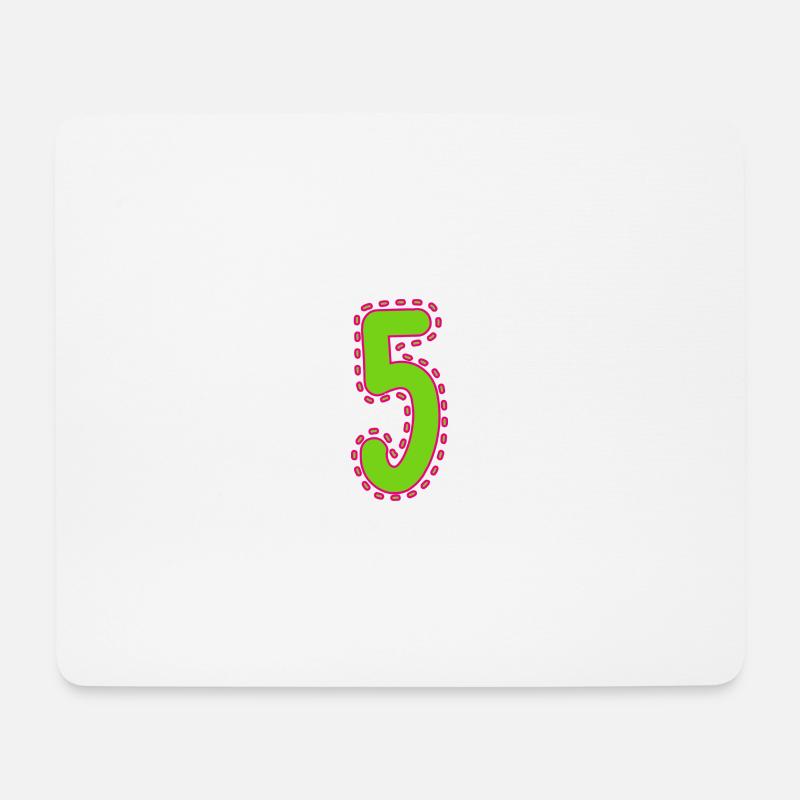5. 5 JAHRE. 5. JAHRESTAG. 5-JÄHRIGES JUBILÄUM - Mousepad (Querformat) - Weiß