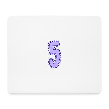 5. 5 YEARS. 5th ANNIVERSARY. 5 YEAR ANNIVERSARY - Mouse Pad (horizontal) - white - Front