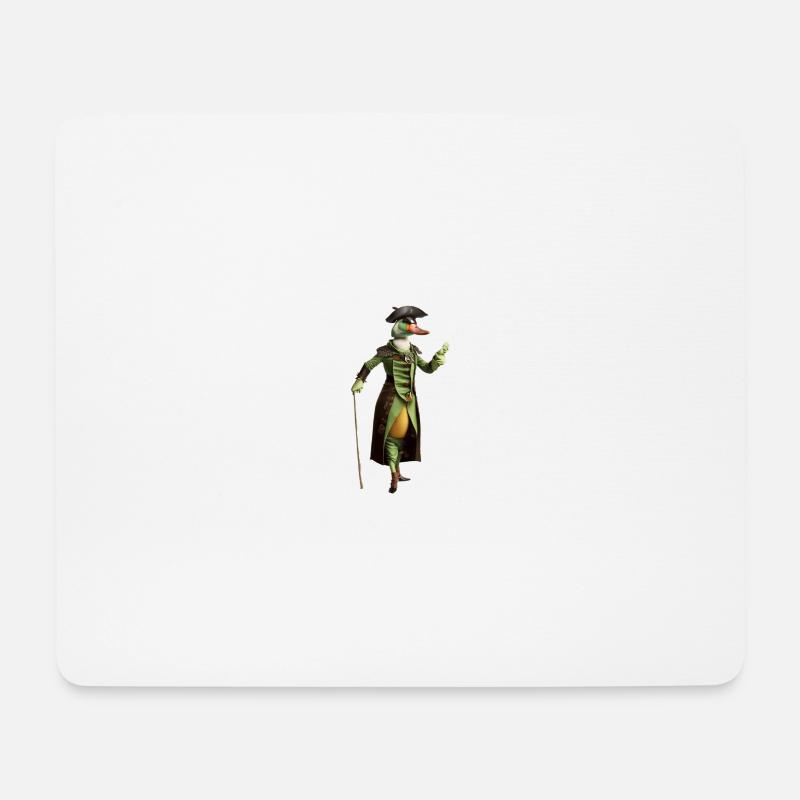 „Duckbarossa“ der Schrecken aller Meere - Mousepad (Querformat) - Weiß