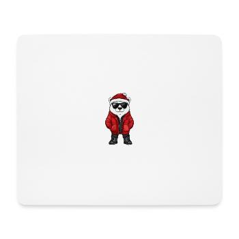 Eisbär Winter - Mousepad (Querformat) - Weiß - Vorne