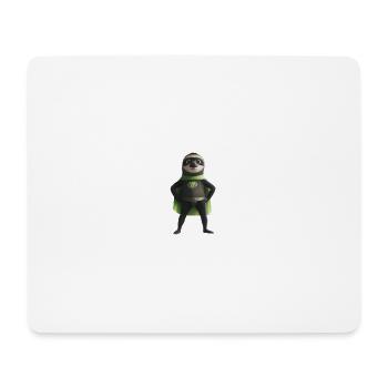 Lazy Superhero - Mousepad (Querformat) - Weiß - Vorne