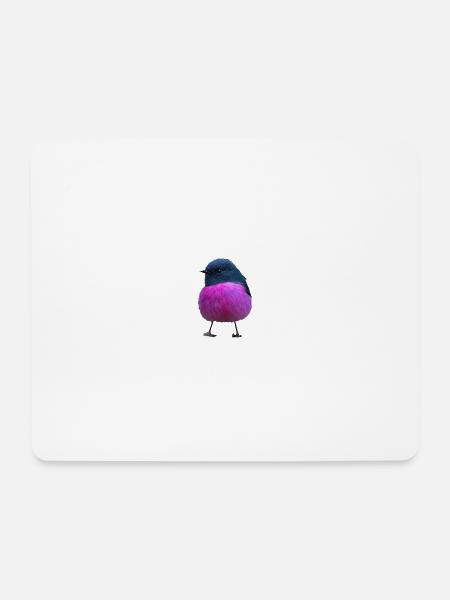 Sweet Bird/ Bird - Mouse Pad (horizontal) - white
