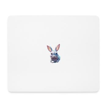 Funny Bunny - Mousepad (Querformat) - Weiß - Vorne
