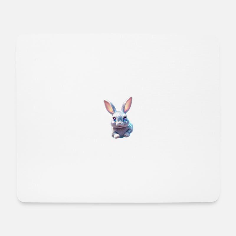 Funny Bunny - Mousepad (Querformat) - Weiß