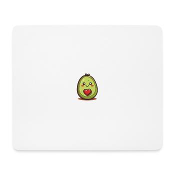 Avocat heureux - Tapis de souris (format paysage) - blanc - Devant