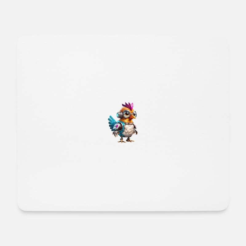 Robo chicken - Mouse Pad (horizontal) - white