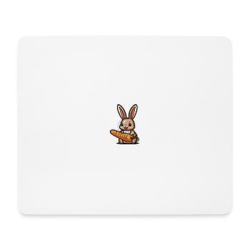 Un rêve de lapin (Collection d’animaux magiques) - Tapis de souris (format paysage) - blanc - Devant