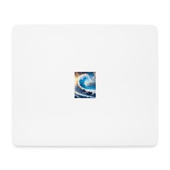 The perfect wave - Mousepad (Querformat) - Weiß - Vorne