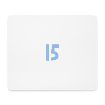 15. 15 YEARS. 15th ANNIVERSARY. 15 YEAR ANNIVERSARY. - Mouse Pad (horizontal) - white - Front