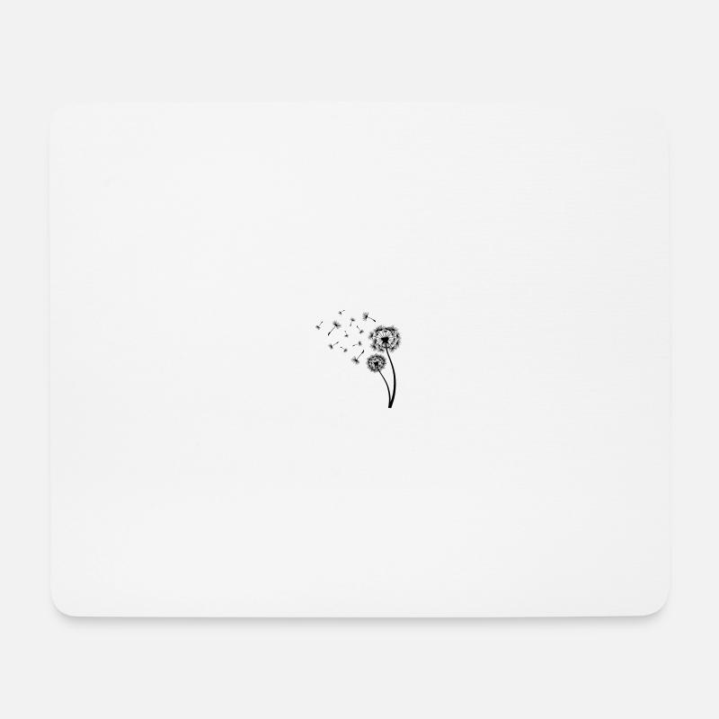 Hundeblume - Mouse Pad (horizontal) - white