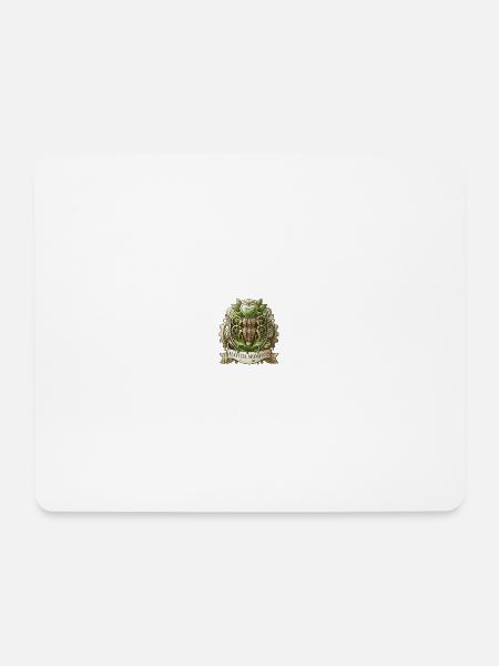 Matcha Moments: Grünwerk Steampunk - Mousepad (Querformat) - Weiß