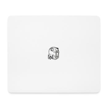 Lol trollface - Tapis de souris (format paysage) - blanc - Devant
