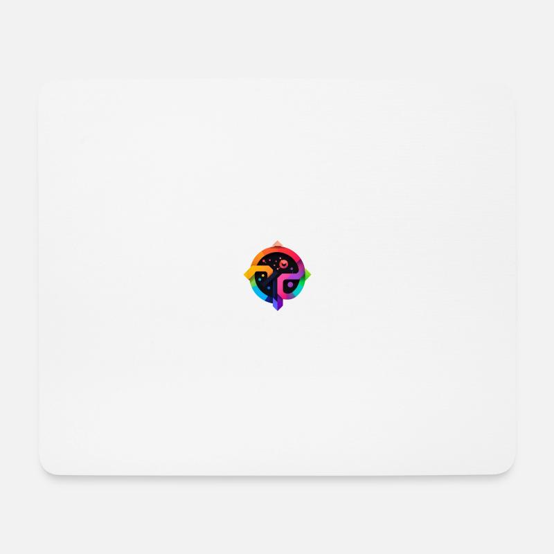 LGBTQAI+ Konturen-Vielfalt - Mousepad (Querformat) - Weiß