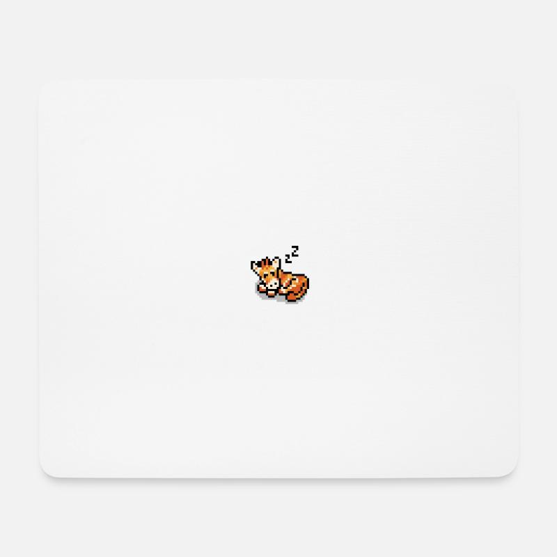 Giraffe - Mousepad (Querformat) - Weiß