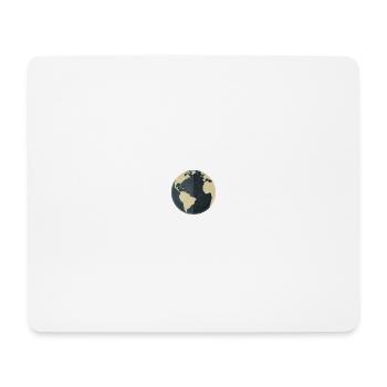 Weltkugel Erde - Mousepad (Querformat) - Weiß - Vorne