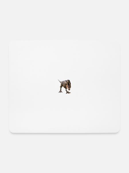 Dino-Objekt - Mousepad (Querformat) - Weiß