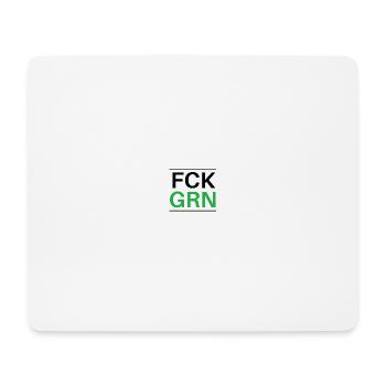 FCK Green - Tapis de souris (format paysage) - blanc - Devant