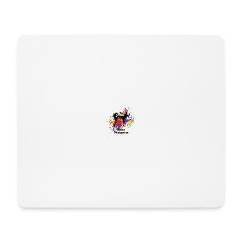 Boxe Française - Tapis de souris (format paysage) - blanc - Devant