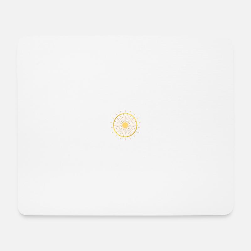 Sonnenschein - Mousepad (Querformat) - Weiß
