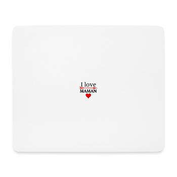 I LOVE Mama - Mousepad (Querformat) - Weiß - Vorne