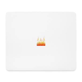 FEUER - Mousepad (Querformat) - Weiß - Vorne