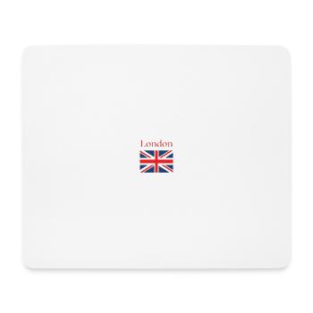 I love London Flag UK - Mouse Pad (horizontal) - white - Front
