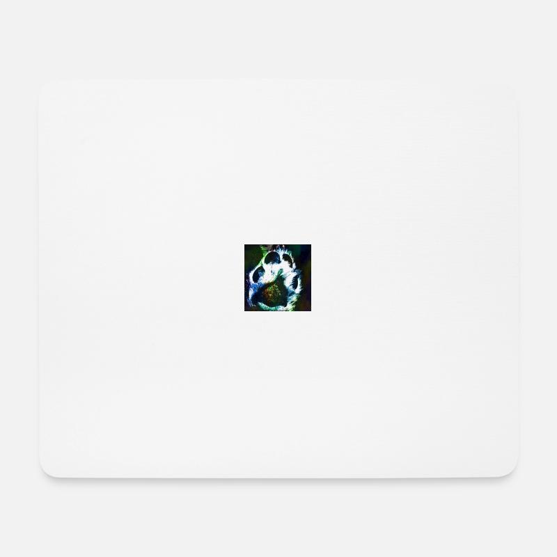 Hundepfote - Mousepad (Querformat) - Weiß