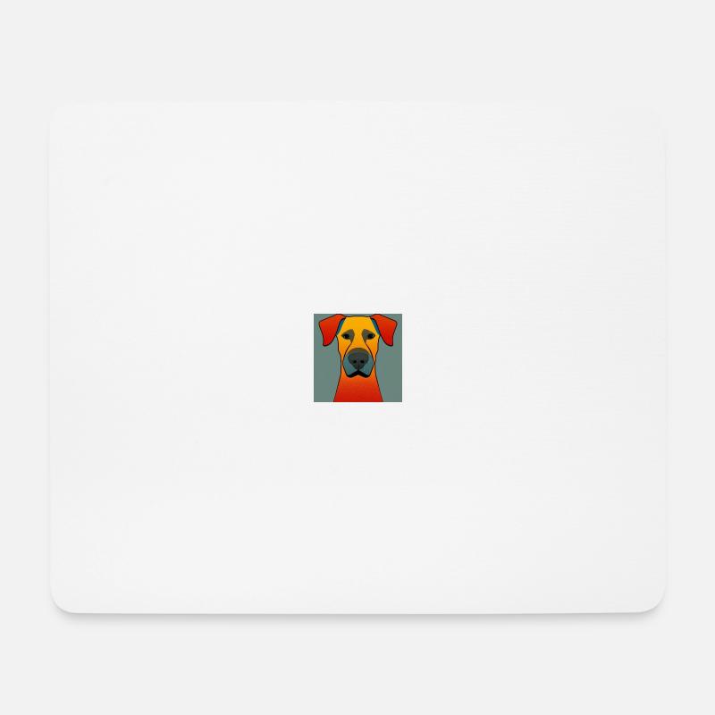 Hund Pop-Art - Mousepad (Querformat) - Weiß