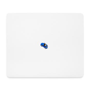 Car Car Vehicle Blue - Mouse Pad (horizontal) - white - Front