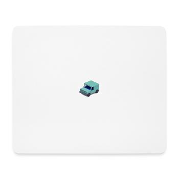 Truck LKW Pick-up Lastkraftwagen Transporter - Mousepad (Querformat) - Weiß - Vorne
