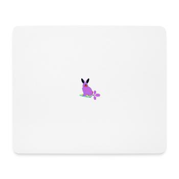Rabbit - Mouse Pad (horizontal) - white - Front