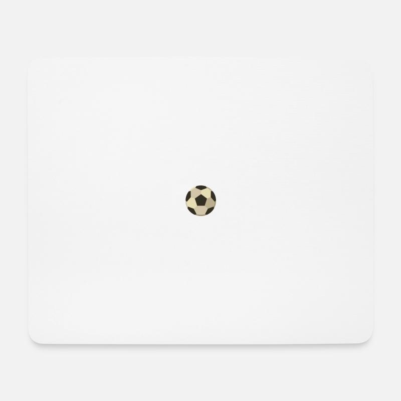Fussball - Mousepad (Querformat) - Weiß