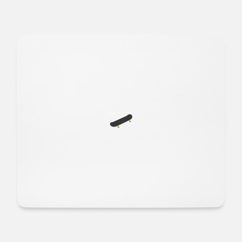 skateboard - Mousepad (Querformat) - Weiß