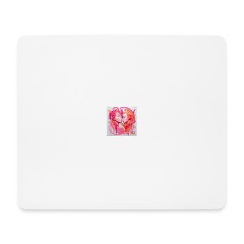 Two female read people - Mouse Pad (horizontal) - white - Front