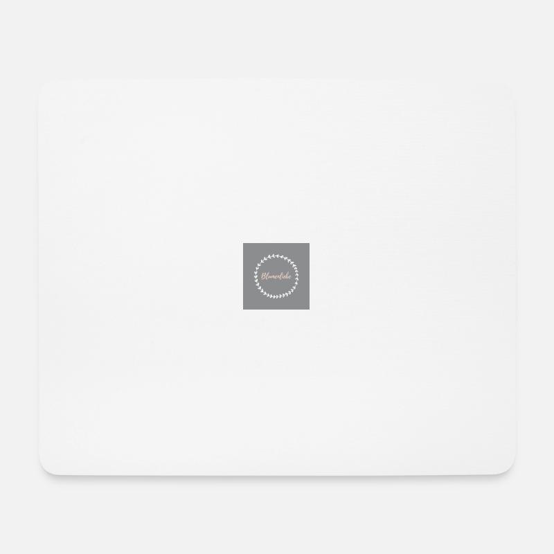 Blumen - Mousepad (Querformat) - Weiß