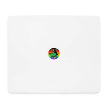 Puppy Hood Logo Green - Mouse Pad (horizontal) - white - Front