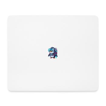 Futuristic Penguin 1 - Mouse Pad (horizontal) - white - Front