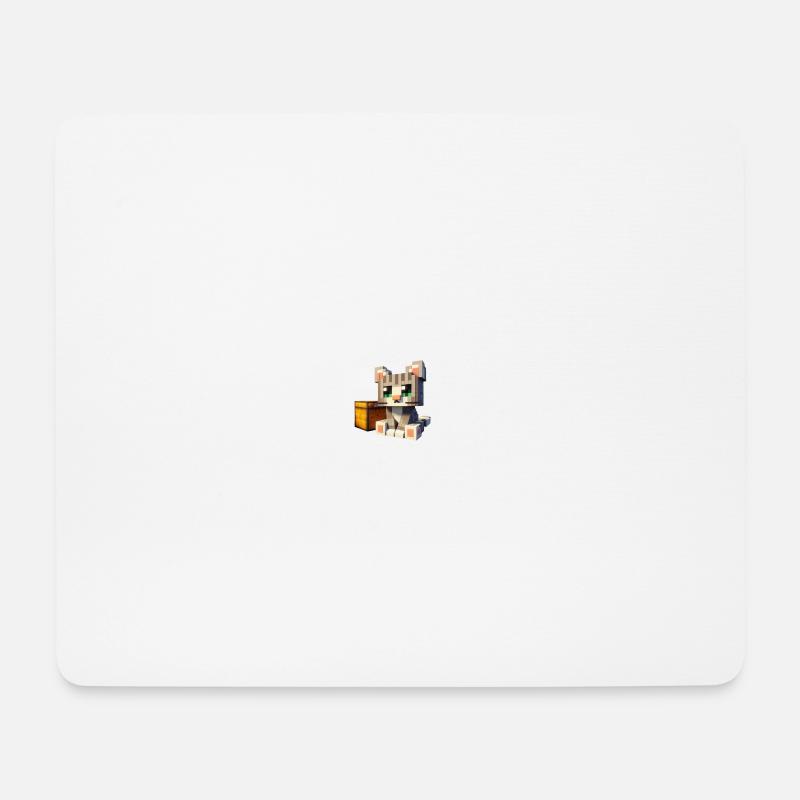 Pixel 3 Chat - Mousepad (Querformat) - Weiß
