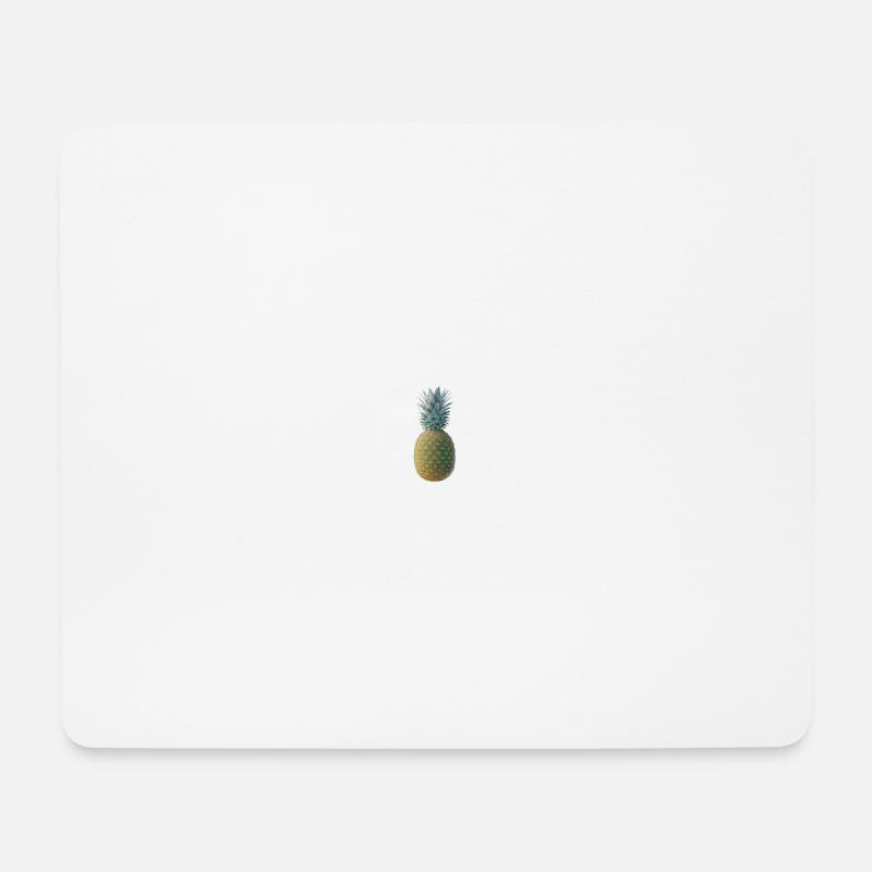 Ananas - Mousepad (Querformat) - Weiß