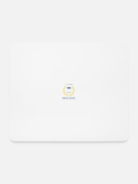 Ich studiere Biologie - Stolzer Biologiestudent - Mousepad (Querformat) - Weiß