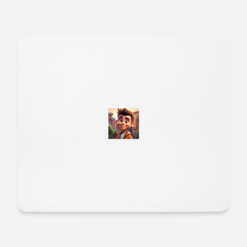 Der kleine Junge - Mousepad (Querformat) - Weiß