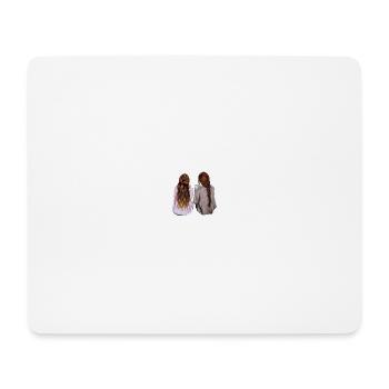 Mutter und Tochter - Mousepad (Querformat) - Weiß - Vorne