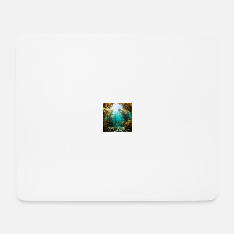 Kelp forest - Mouse Pad (horizontal) - white