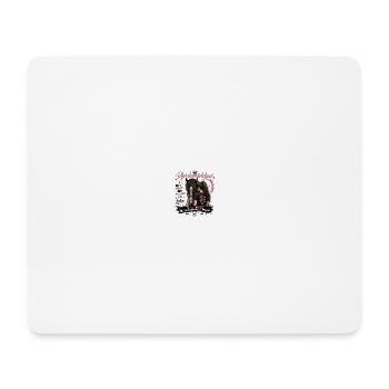 Pferdemädchen – Ein Herz, ein Pferd, eine unzerbre - Mousepad (Querformat) - Weiß - Vorne