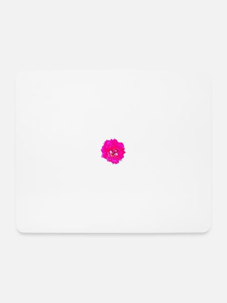 Pop Art Rose - Mousepad (Querformat) - Weiß