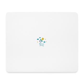 welcome baby - Tapis de souris (format paysage) - blanc - Devant