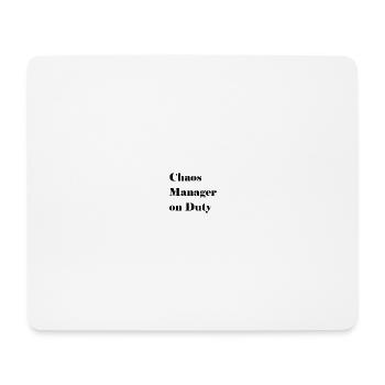 Chaos Manager - Mousepad (Querformat) - Weiß - Vorne